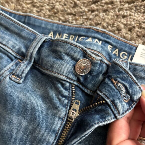 American Eagle Jeans Super High Rise Jegging New Womens Size 2 X Long - Picture 5 of 10